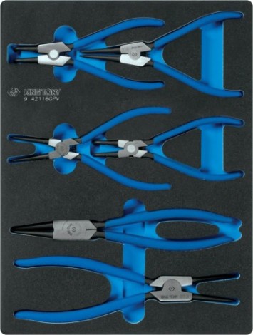 Набор съемников стопорных колец KING TONY 6 предмета ложемент 9-42116GPV [9-42116GPV]