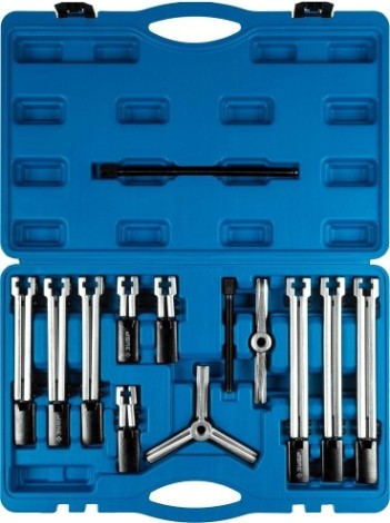 Набор съемников ЗУБР "Профессионал" со сменными захватами универсальный 43305-H13 [43305-H13]