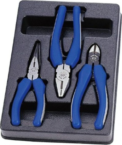 Набор шарнирно-губцевого инструмента KING TONY 3 предмета ложемент 9-40103GP [9-40103GP]