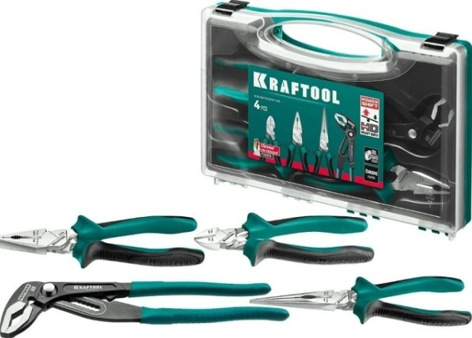 Набор шарнирно-губцевого инструмента KRAFTOOL 22 012 4 шт. [22012]