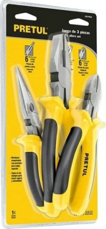 Набор шарнирно-губцевого инструмента PRETUL JGO-PIN3X 3 шт [22966]