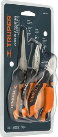 Набор шарнирно-губцевого инструмента TRUPER JGO-PM-3 3 шт [18215]