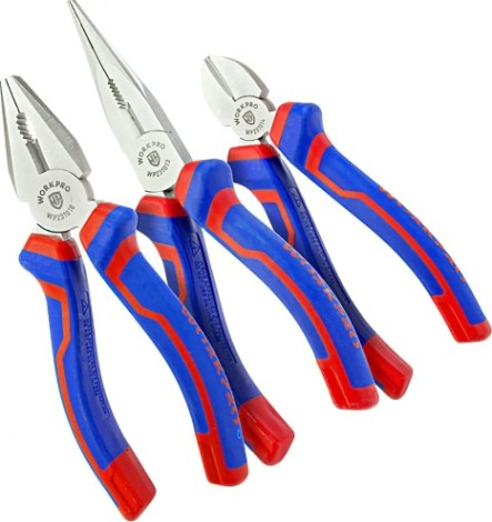 Набор шарнирно-губцевого инструмента WORKPRO WP201008 3 предмета