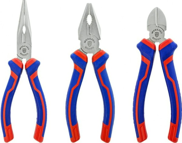 Набор шарнирно-губцевого инструмента WORKPRO WP201008 3 предмета