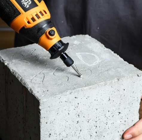 Набор шарошек DEKO RT30 с алмазным напылением для гравера 30 шт [065-0678]