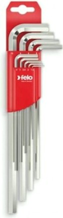 Набор шестигранников FELO 1,5-10,0мм удлиненных 9шт [34600911]
