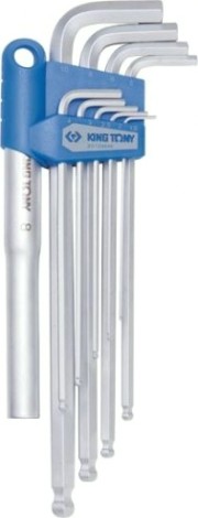 Набор шестигранников KING TONY 20109MRU с шаровым окончанием длинные