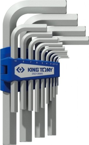 Набор шестигранников KING TONY 20213MR короткие