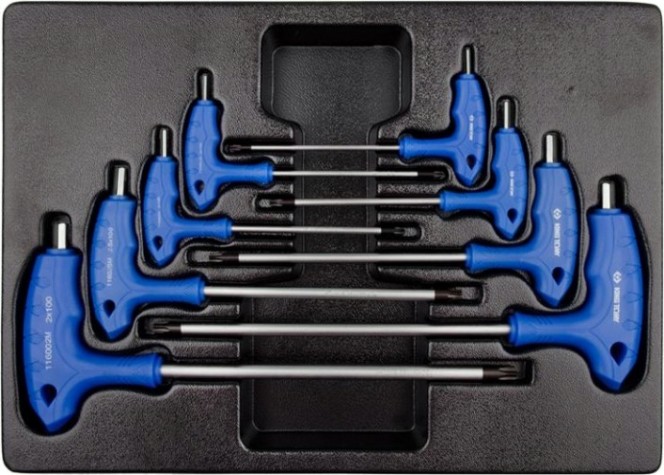 Набор шестигранников L - образных KING TONY 8 предметов ложемент 9-22108MR [9-22108MR]