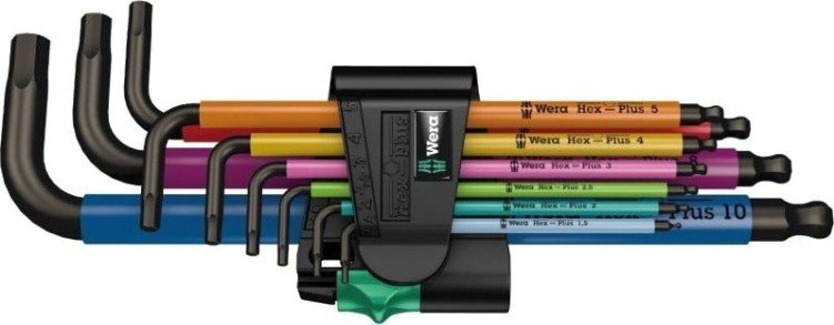 Набор шестигранников WERA 950 PKL/9 SM N Multicolour 9 предметов WE-022089 [WE-022089]
