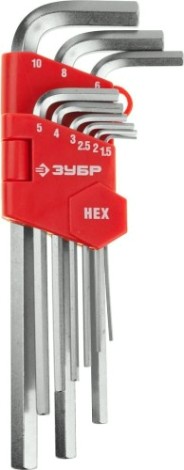 Набор шестигранников ЗУБР "МАСТЕР" 27460-2 [27460-2_z02]