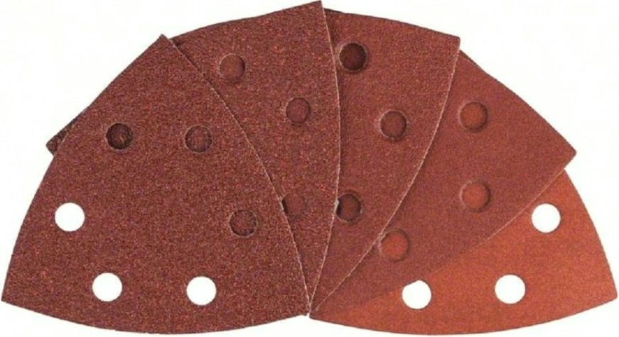 Набор шлифовальных листов для МФИ BOSCH 93 мм 6 отв. Р 60-240 VELCRO (уп.10шт) RED WOOD TOP GOP/PMF [2608607540]