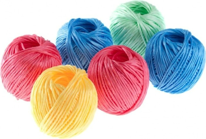 Набор шпагатов СИБРТЕХ 2 мм, L 60 м, MIX цветов полипропиленовых, 6 шт. [93884]