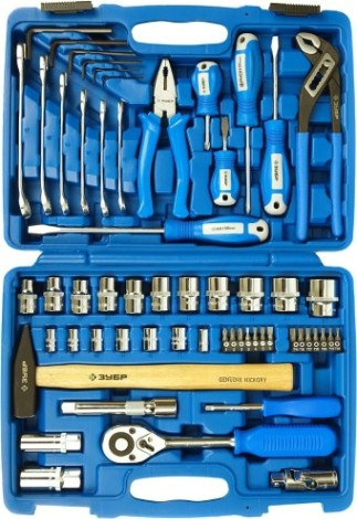 Набор слесарно-монтажного инструмента ЗУБР ЭКСПЕРТ 58 предметов 27670-H58 [27670-H58]