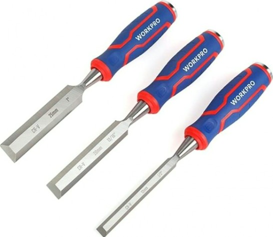 Набор стамесок WORKPRO WP201301 для высоких нагрузок 3шт