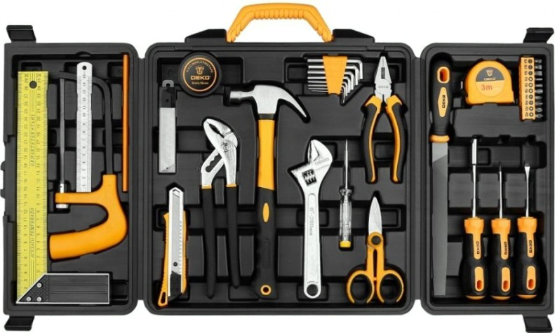 Набор столярно-слесарного инструмента DEKO DKMT36 инструмента в чемодане (36 предметов) [065-0728]
