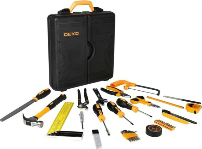 Набор столярно-слесарного инструмента DEKO DKMT36 инструмента в чемодане (36 предметов) [065-0728]