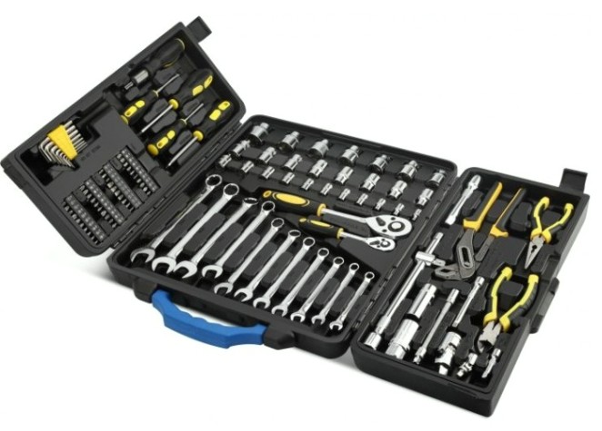 Набор столярно-слесарного инструмента GOODKING M-10110 многофункциональный, 110 предм.