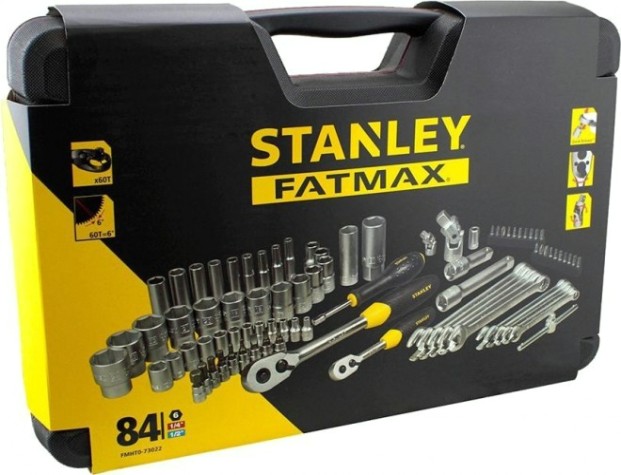 Набор столярно-слесарного инструмента STANLEY FMHT0-73022 fatmax 1/4", 1/2" (84 предмета)