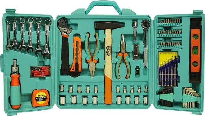 Набор столярно-слесарного инструмента Sturm 1310-01-TS3 173 предмета, пластиковый кейс Набор столярно-слесарного инструмента Sturm 1310-01-TS3 173 предмета, пластиковый кейс