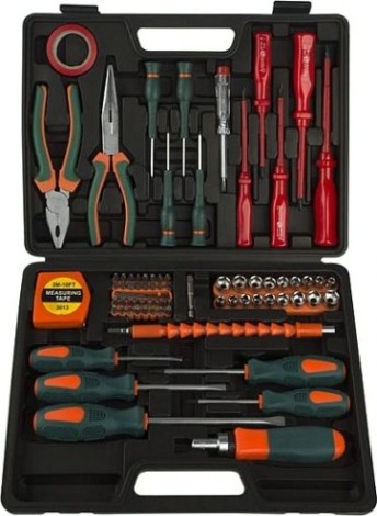 Набор столярно-слесарного инструмента Sturm 1310-01-TS7 72 предмета, диэлектрич. отвертки. Набор столярно-слесарного инструмента Sturm 1310-01-TS7 72 предмета, диэлектрич. отвертки.