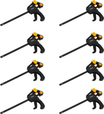 Набор струбцин DEKO CL100-8 быстрозажимных 100 мм 8 шт [065-0669]