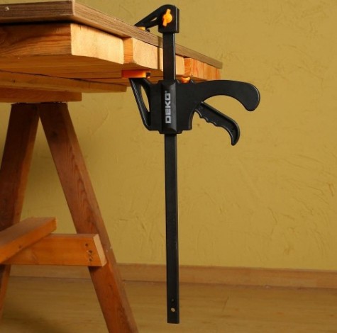 Набор струбцин DEKO CLS150-300 быстрозажимных 150 мм, 300 мм 4 шт [065-0667]