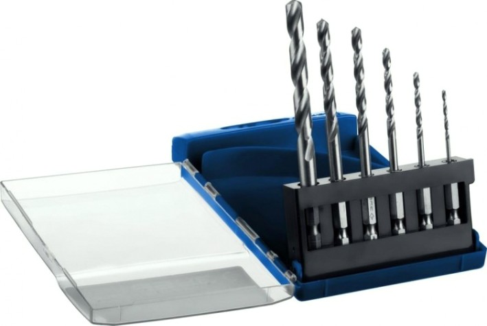 Набор сверел по металлу ЗУБР ПРОФЕССИОНАЛ 6шт(2-8мм) хвостовик НЕХ-1/4", сталь Р6М5 [29623-H6_z01]