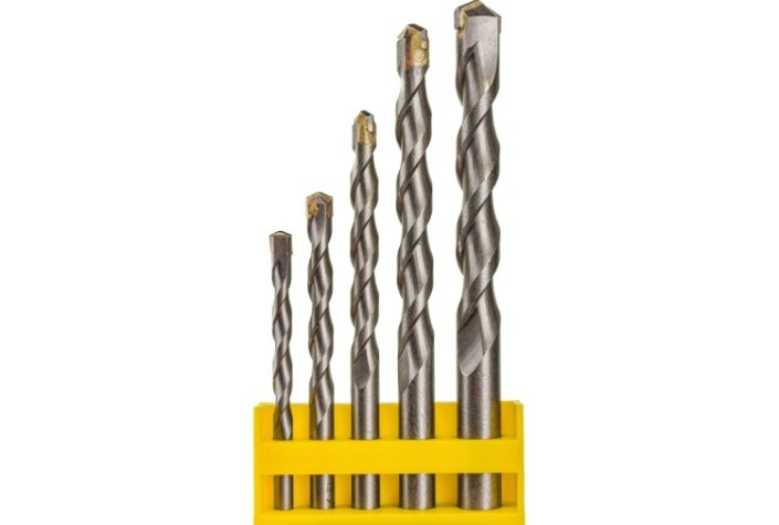 Набор сверл по бетону ГРАНИТ 456810 ударных 5 шт. Набор сверл по бетону ГРАНИТ 456810 ударных 5 шт.