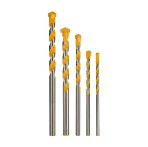 Набор сверл по бетону Kranz KR-91-0411 пластиковый кейс Набор сверл по бетону Kranz KR-91-0411 пластиковый кейс