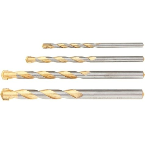 Набор сверл по бетону MATRIX Golden Line 5-6-8-10мм [70825]