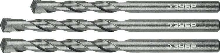 Набор сверл по бетону ЗУБР Мастер 3 шт. [2922-H3_z01]