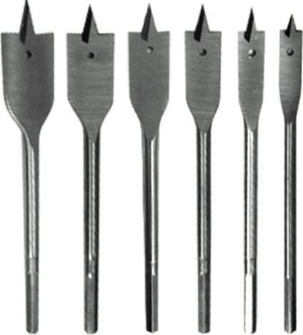 Набор сверл по дереву Biber 1106 перовых 10-25мм (6шт.) [тов-041970]