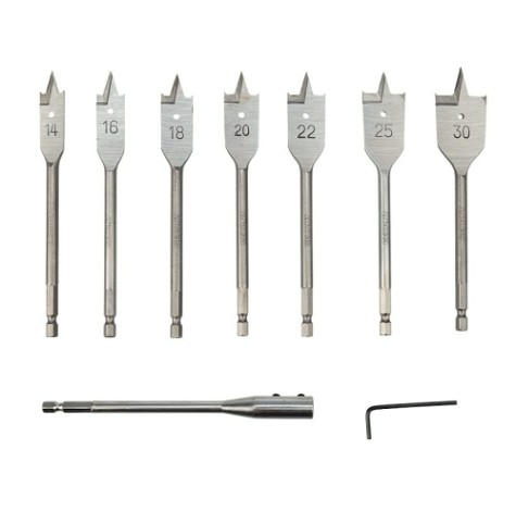 Набор сверл по дереву Kranz KR-91-0762 9 пр. Набор сверл по дереву Kranz KR-91-0762 9 пр.