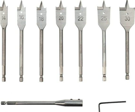 Набор сверл по дереву REXANT перовых 9 пр. [91-0762]