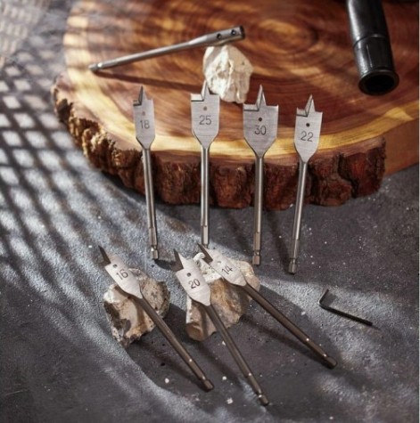 Набор сверл по дереву REXANT перовых 9 пр. [91-0762]