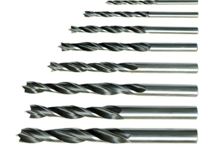 Набор сверл по дереву Sparta 3-4-5-6-7-8-9-10 мм, 8 шт. цилиндрический хвостовик// [702125]