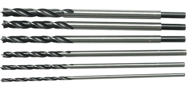 Набор сверл по дереву Sparta 6-8-10-12-13-14 мм, L 300 мм, 6 шт цилиндрический хвостовик// [702305]