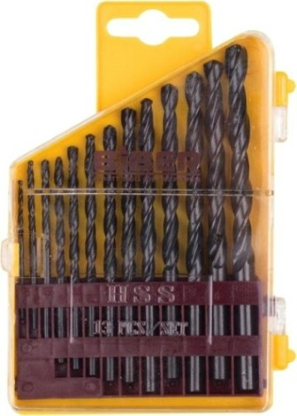 Набор сверл по металлу Biber 74131 HSS стандарт 1,5-6,5мм (13шт.) [тов-042027]