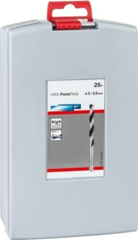 Набор сверл по металлу BOSCH DIN 338 (1-13мм) 25 шт [2607018725]