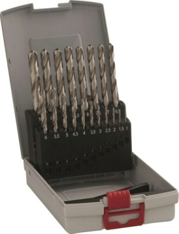Набор сверл по металлу BOSCH HSS-G 135° (1-10мм) 19 шт. ProBox [2608587013]