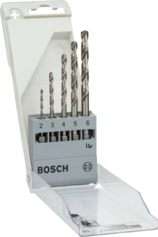Набор сверл по металлу BOSCH HSS-G (2-6мм) 5 шт. PRO 135° [2608595517]