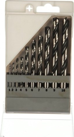 Набор сверл по металлу BOSCH HSS PointTeQ (1-10мм) 10 шт. [2608577348]