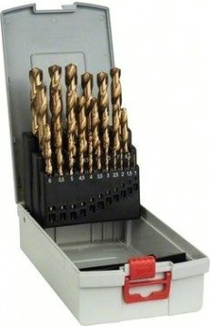 Набор сверл по металлу BOSCH HSS-TiN (1-13мм) 25 шт. ProBox [2608587019]