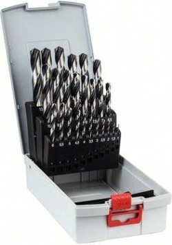 Набор сверл по металлу BOSCH шлифованные HSS-G 25 шт. (1-13х0.5 мм.) PointTe [2608577352]