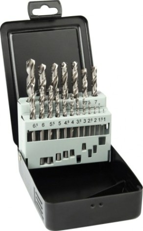 Набор сверл по металлу D.BOR HSS-G 19 шт. шлифованные, din 338 (1-10х0,5 мм) [D-TD-338-HSS-MS1-19]