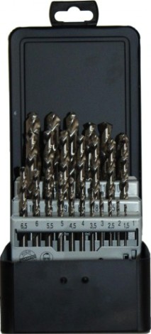 Набор сверл по металлу D.BOR шлифованные HSS-G 25 шт. (1-13х0.5 мм.) [W-011-141025108D-T]