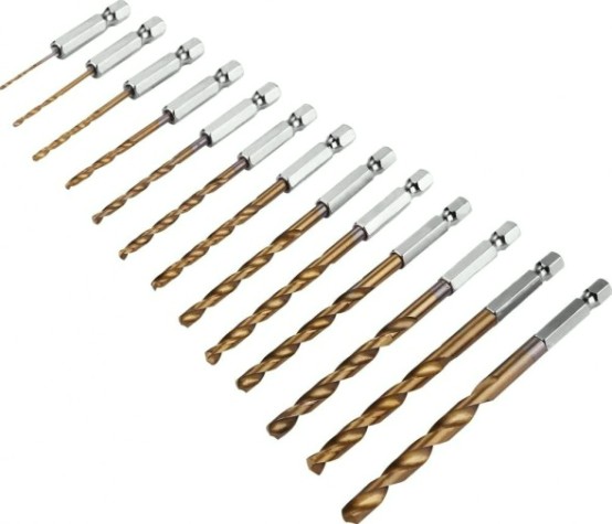 Набор сверл по металлу DEKO DH13 с шестигранным хвостовиком 1.5-6.5 мм, 13 шт [065-0538]