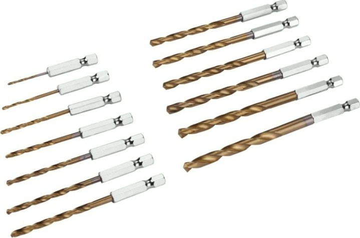 Набор сверл по металлу DEKO DH13 с шестигранным хвостовиком 1.5-6.5 мм, 13 шт [065-0538]