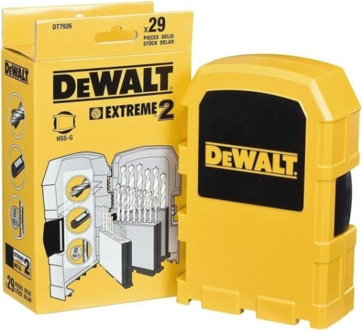 Набор сверл по металлу DeWALT EXTREME2 HSS-G 29 шт. (1.5-13 мм) DT7926-QZ [DT7926-XJ]